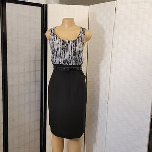 BRAND NEW DRESSBARN INVIBLE ZIPPER CLOSURE SHEATH DRESS